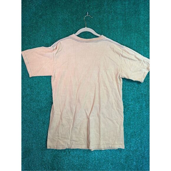 Sz L Vintage 1980s Batman DC comics Tan Single Stitich Made USA Tshirt - Picture 6 of 8